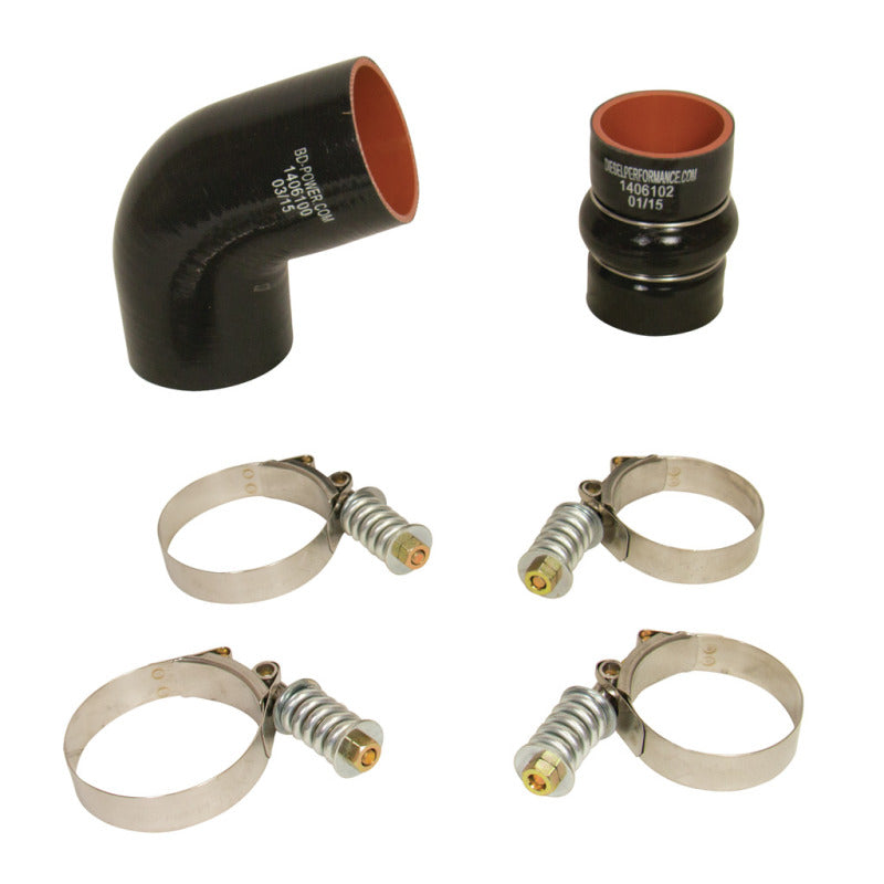 BD Diesel Intercooler Hose & Clamp Kit - 2006-2010 Chevy Duramax (Driver'S Side) - 1046277