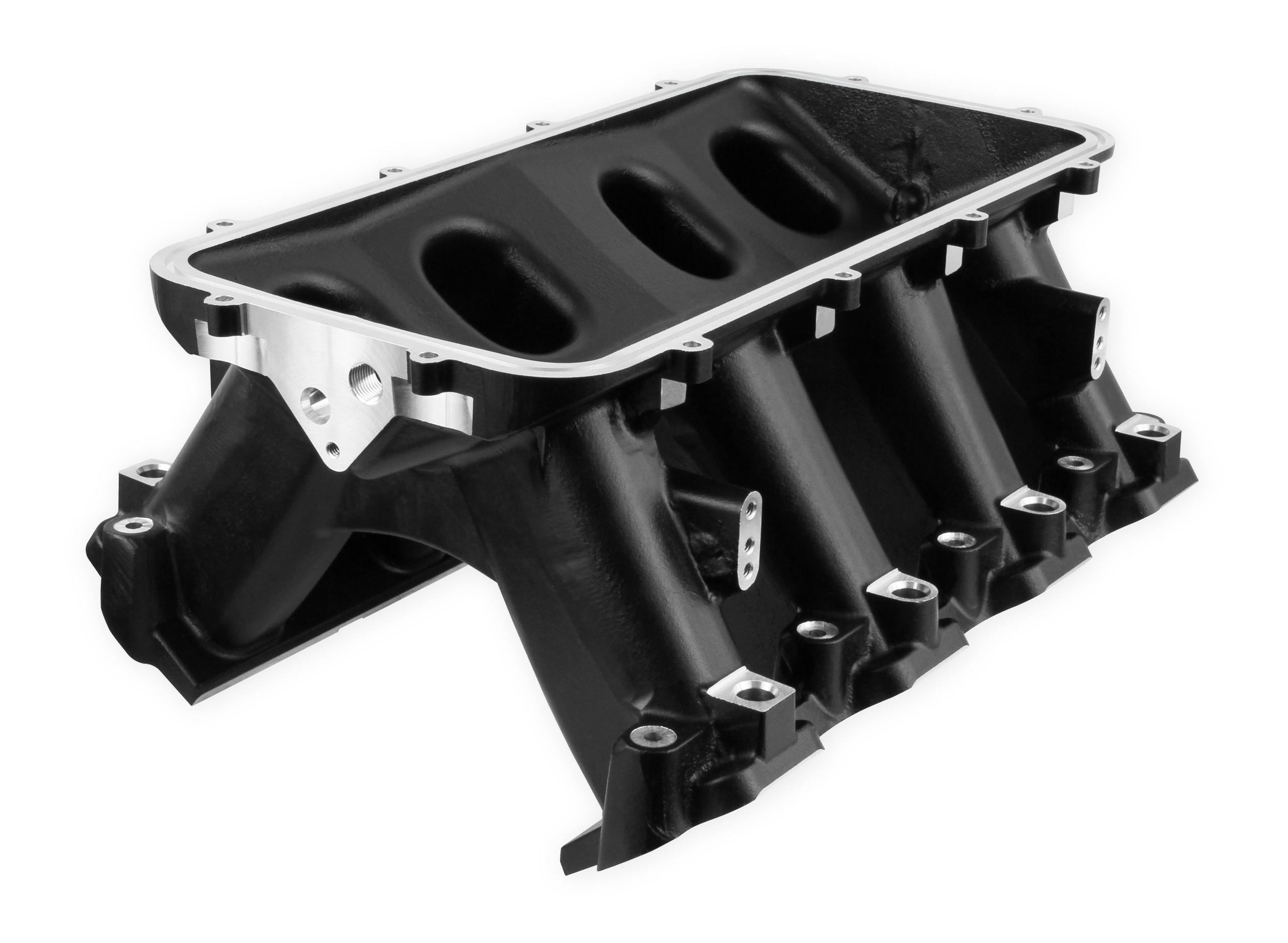 Holley Ls7 Hi-Ram, Im Efi, Base Only, Black  - 300-229BK