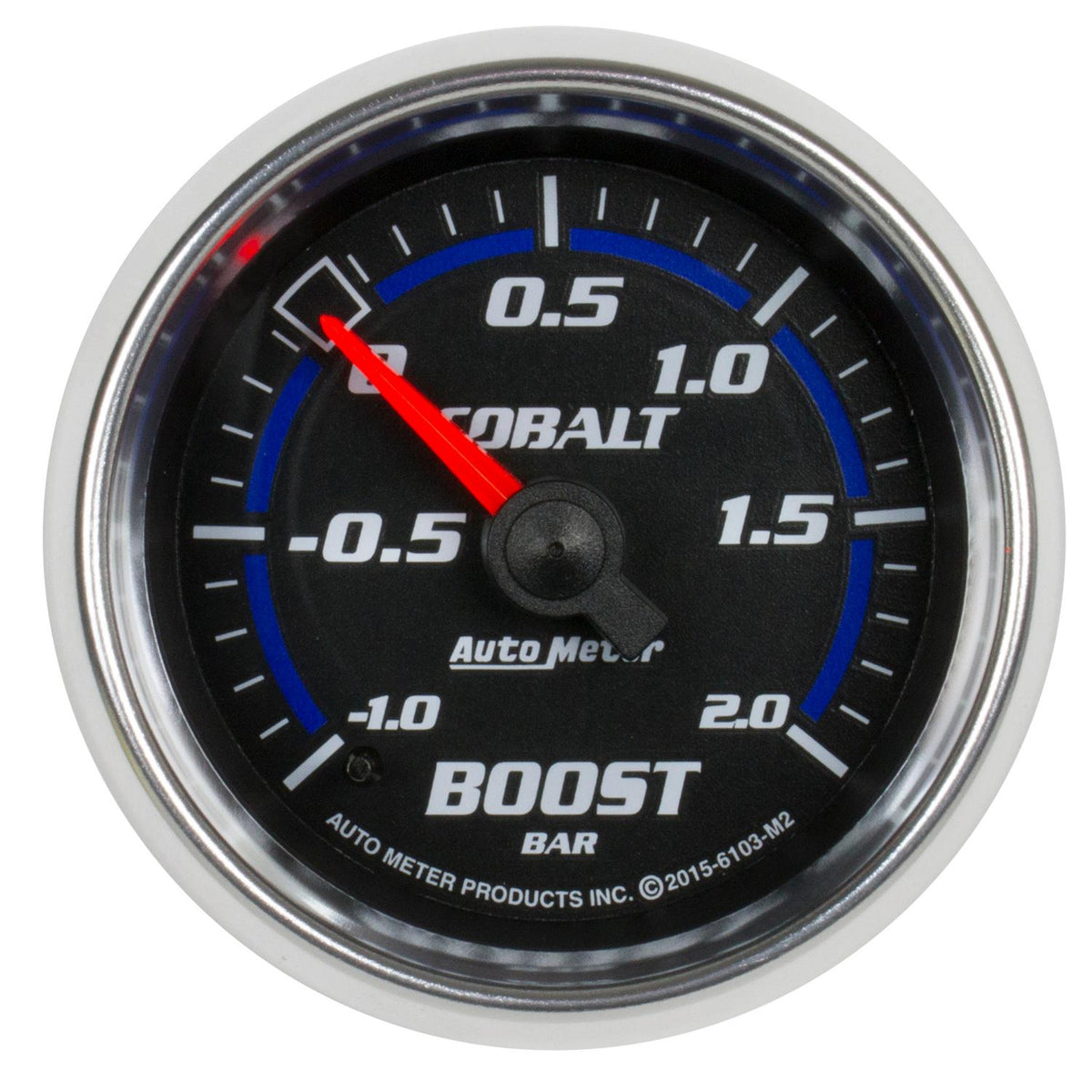 Auto Meter 2-1/16" BOOST-VAC, -1/+2 BAR, MECH, COBALT - 6103-M2