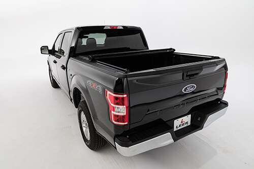 LEER 22-25 Nissan Frontier Tonneau Cover Truck Bed Topper Soft Roll Up 6 Foot With or Without Track Black Leer - 610336