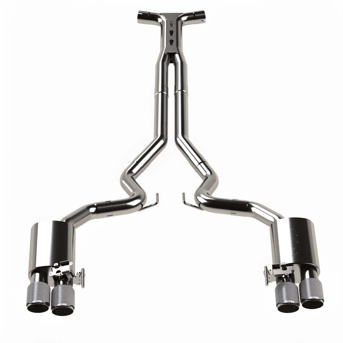 Kooks 3" SS Connection-Back ULTRA X Touring Exhaust w/Carbon Tips. 18-26 Mustang 5.0L - 11515770