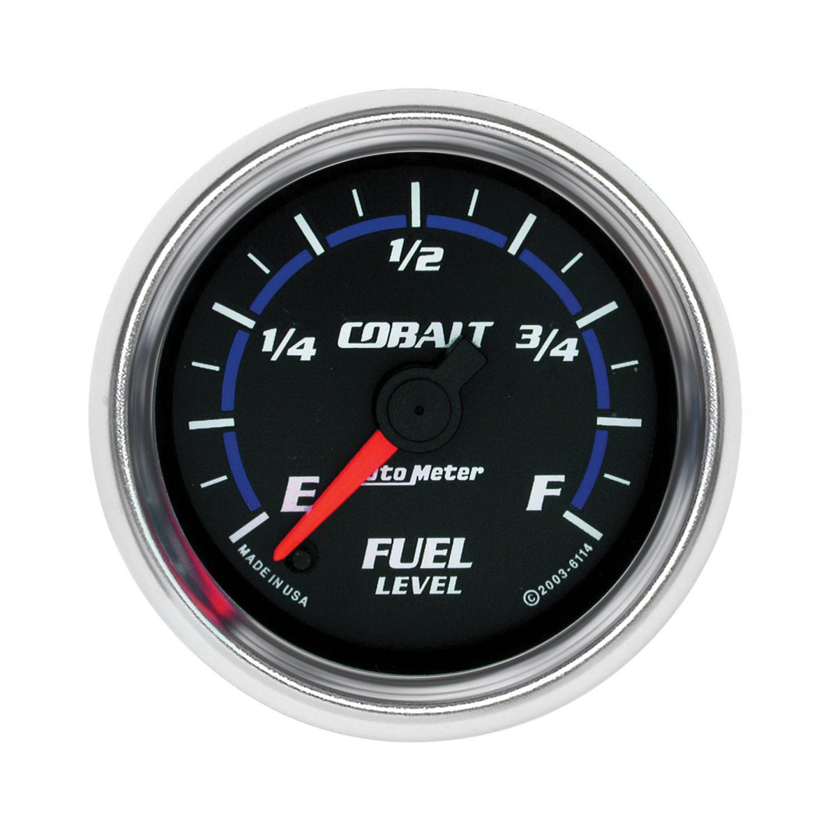 Autometer Cobalt Series 2 1/16" Programmable Fuel Level Gauge