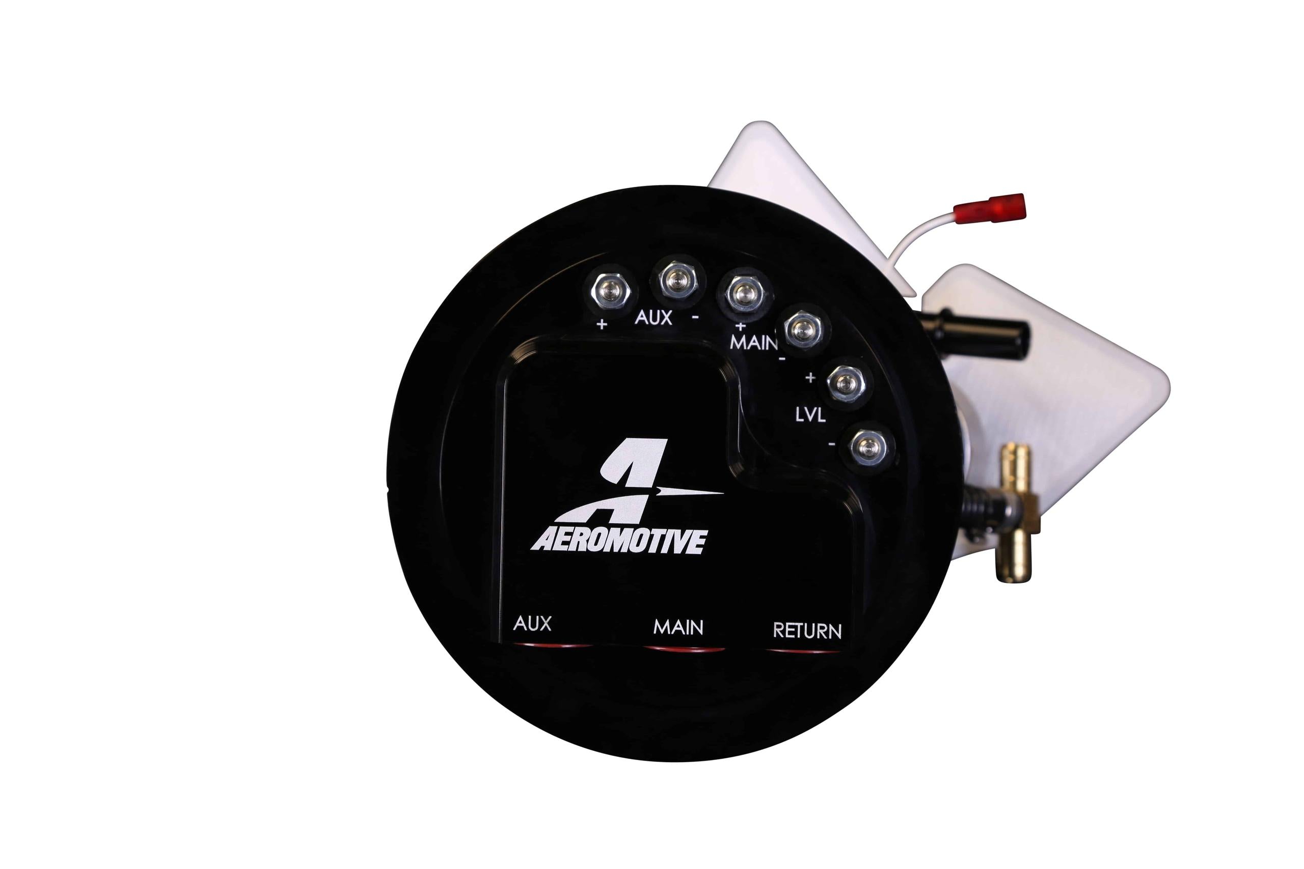 Aeromotive Fuel Pump, Dual 450 Phantom, Direct Drop-In, Mopar Charger, Challenger, 300C, Magnum. Gasoline / e85 compatible. Can be PWM to pressure or return style with bypass regulator and return line. Requires AN lines and high-flow filtration. - 18096