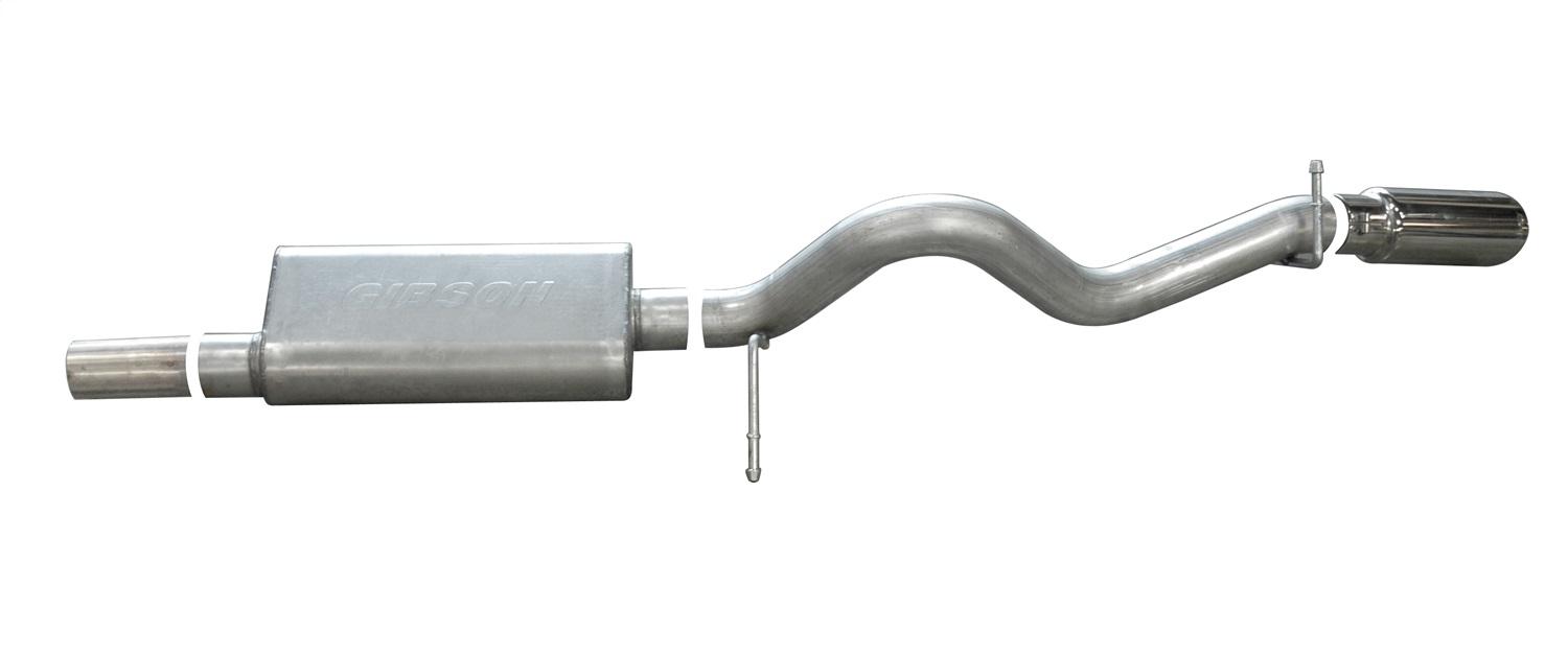 Gibson Exhaust Cat-Back Single Exhaust System; Stainless (2008-2010 H3 Alpha, H3 Championship Series) - 612801