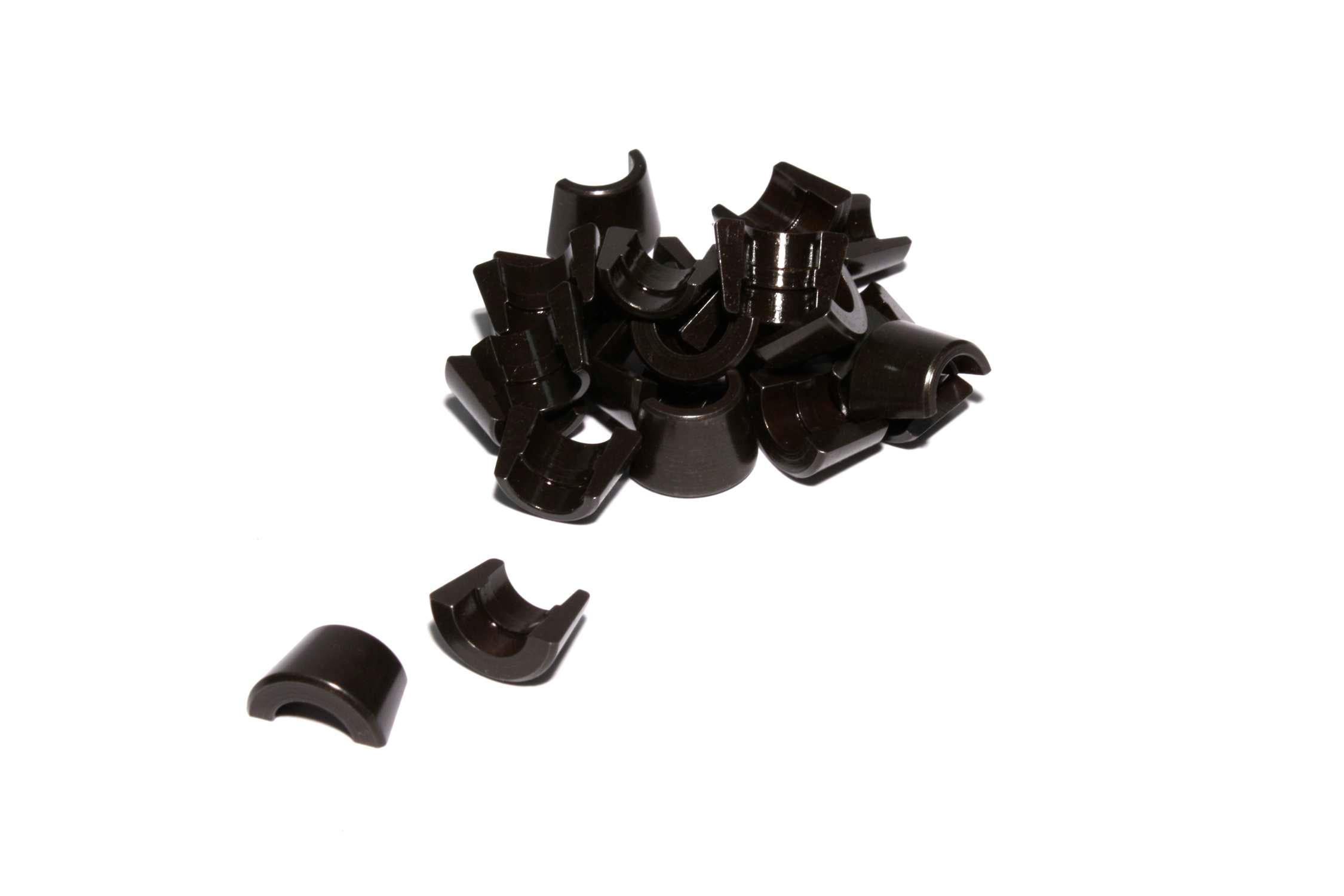 Comp Cams Set of 12 - 10 Degree, 11/32", Single Groove Locks w/o Lash Cap Recess - 613-12