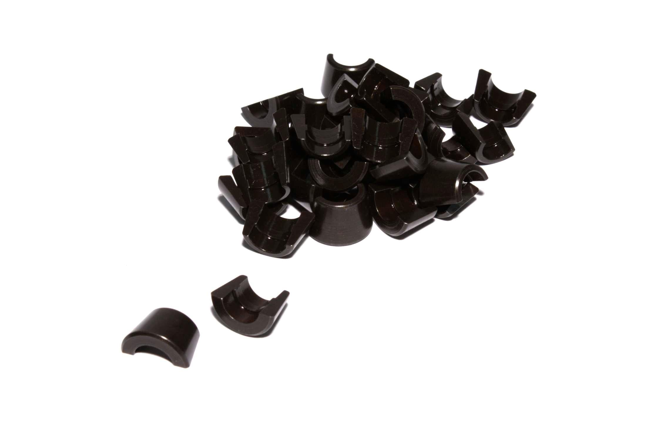 Comp Cams Set of 16 - 10 Degree, 11/32", Single Groove Locks w/o Lash Cap Recess - 613-16