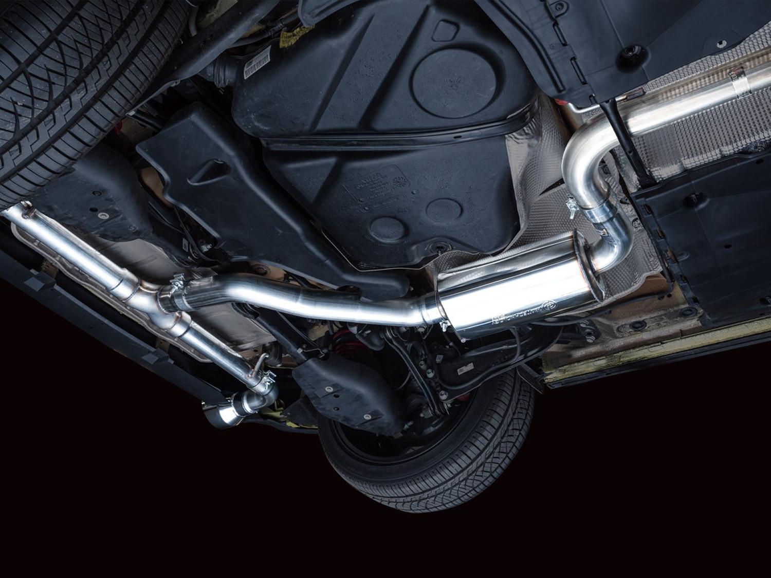 AWE Touring Edition Catback Exhaust - Chrome Silver Tips (2022-2023 Volkswagen MK8 GTI) - 3015-32658
