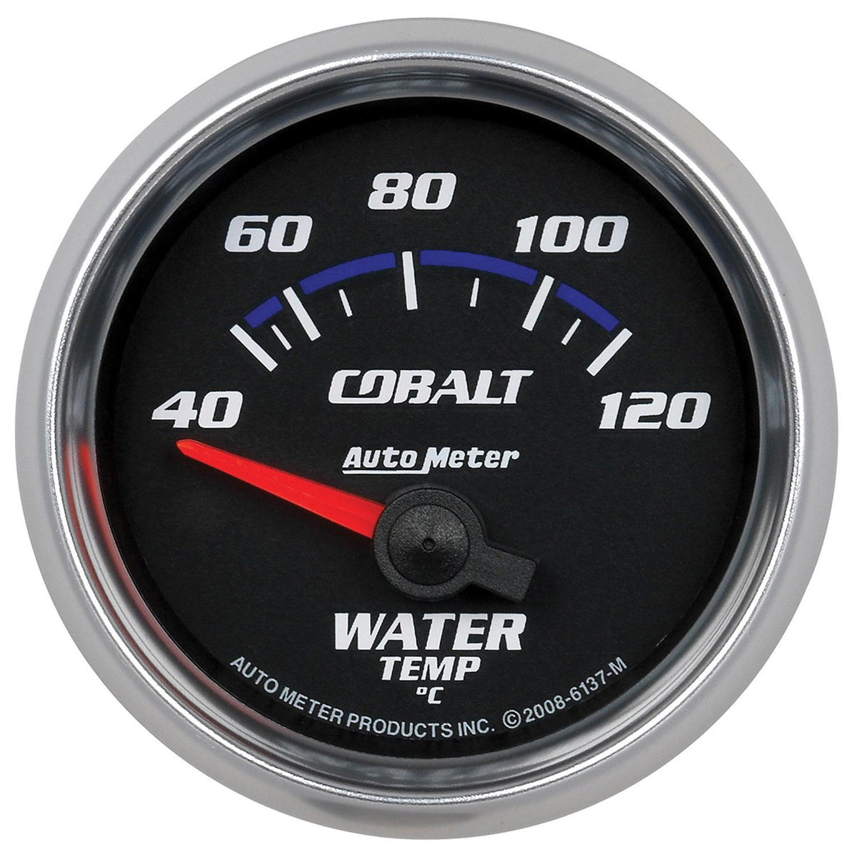 Auto Meter 2-1/16" WATER TEMPERATURE, 40-120 °C, COBALT - 6137-M