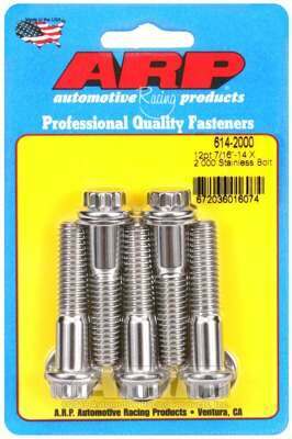 ARP 7/16-14 X 2.000 12pt 1/2 wrenching SS bolts - 614-2000