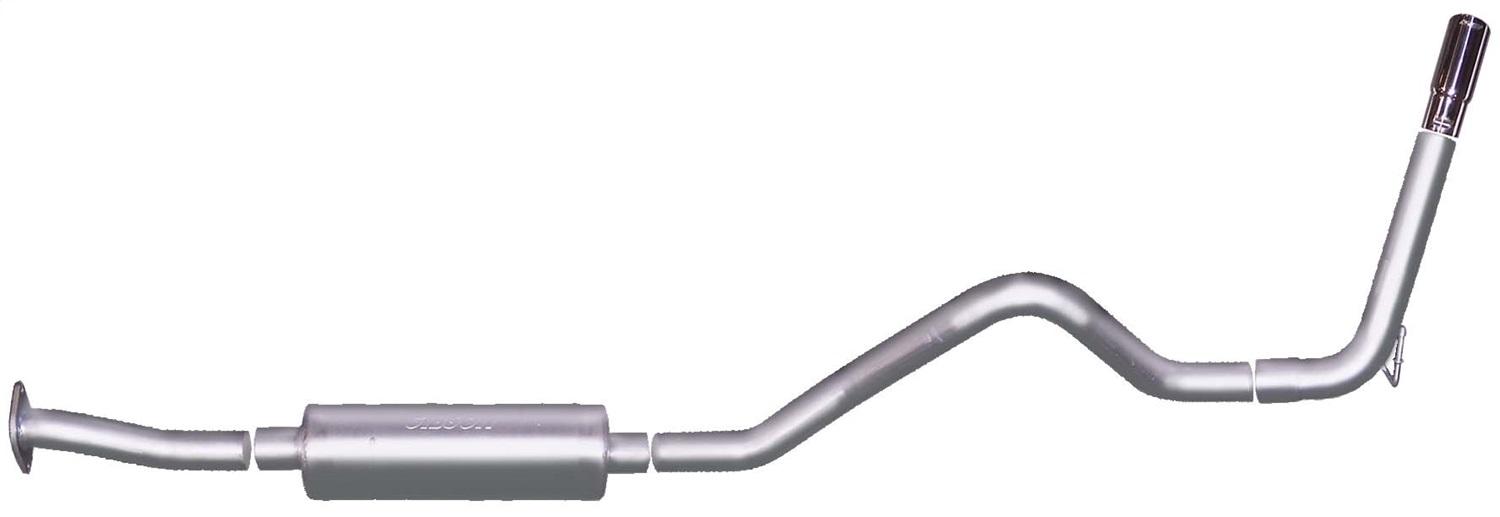 Gibson Exhaust Cat-Back Single Exhaust System; Stainless (2000-2003 S10 Base, S10 LS, S10 Xtreme, Sonoma) - 614431