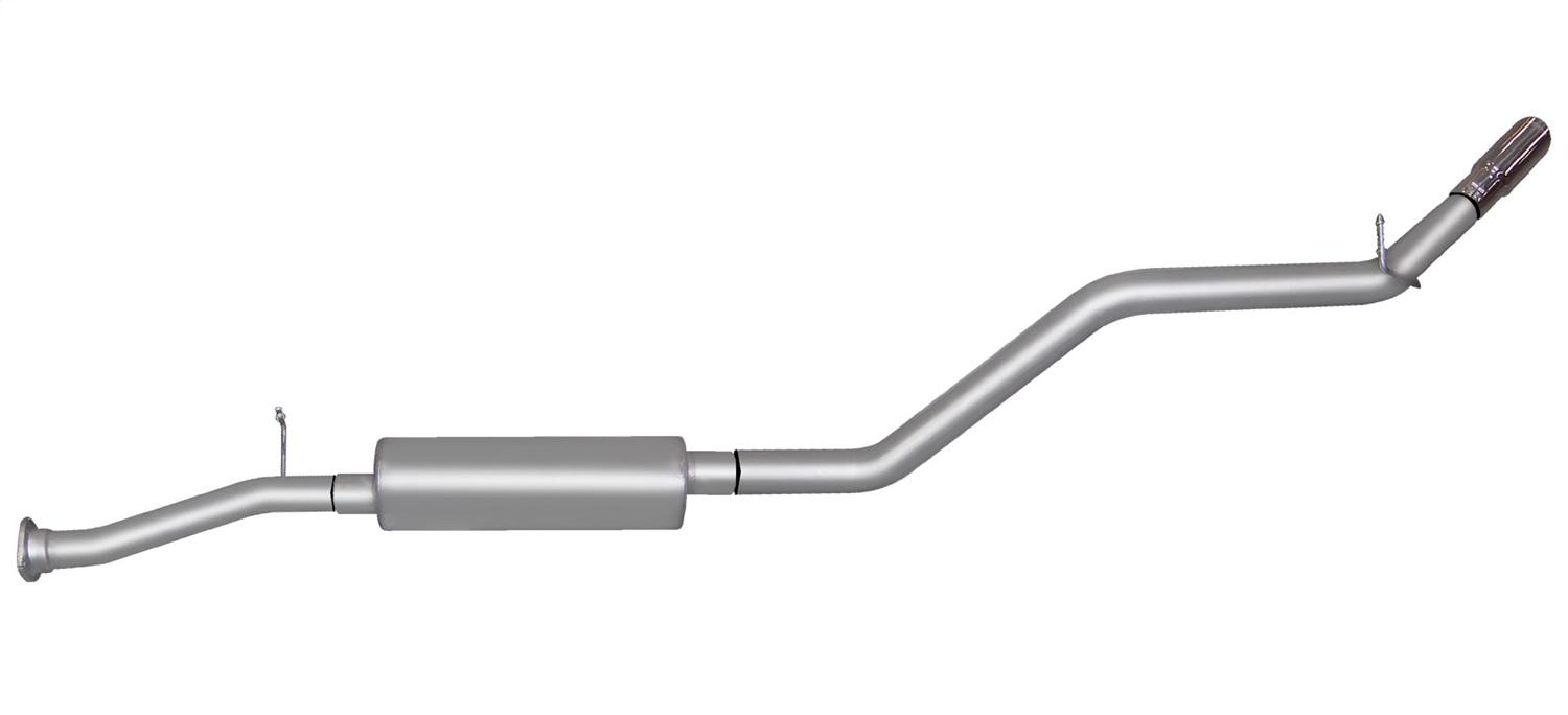 Gibson Exhaust Cat-Back Single Exhaust System; Stainless (2001-2003 S10 Base, S10 LS, S10 ZR5, Sonoma SLS) - 614433