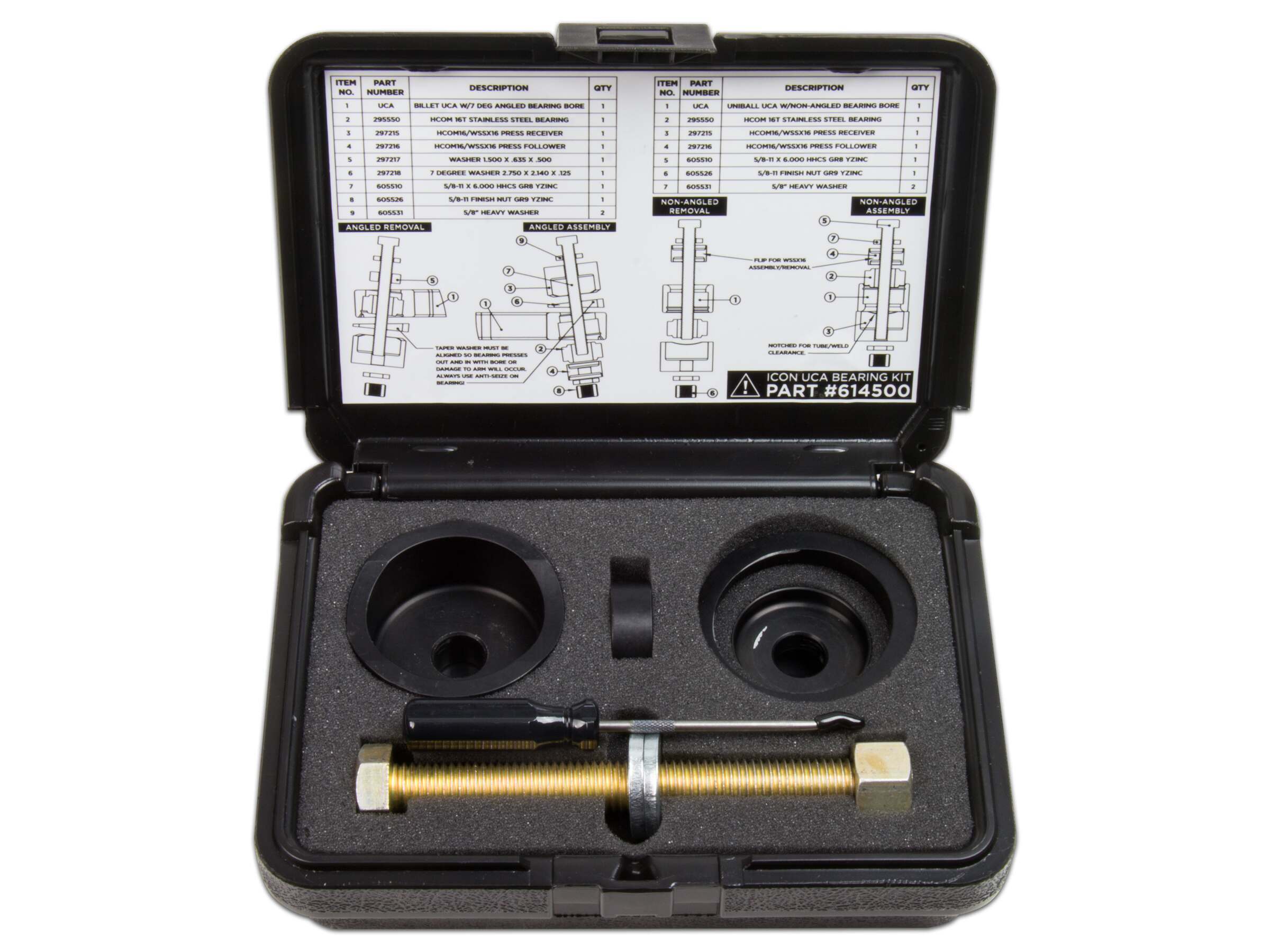 Icon ON VEHICLE UNIBALL REPLACEMENT TOOL KIT - 614518