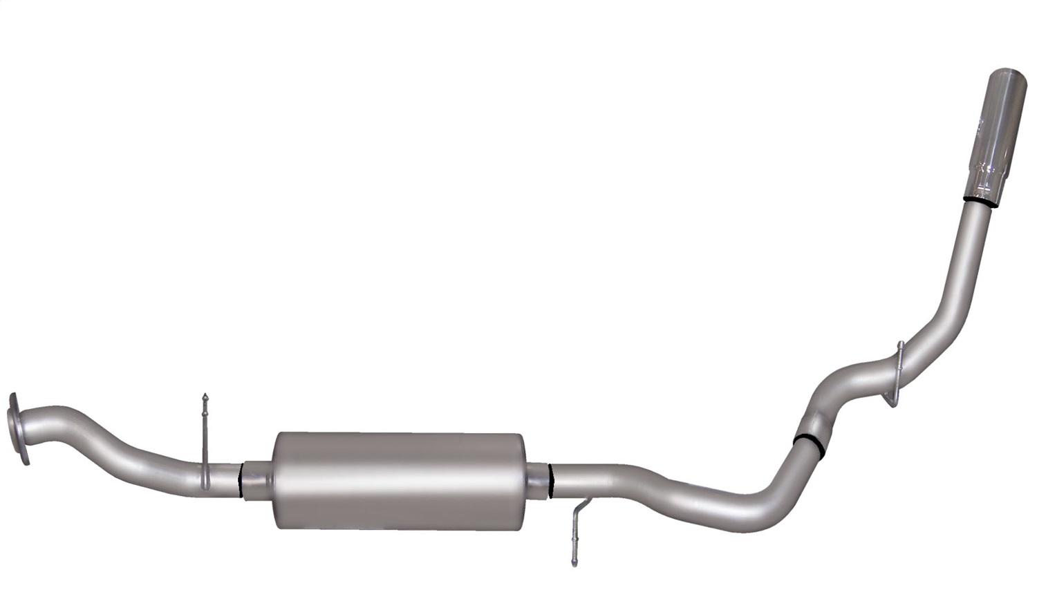 Gibson Exhaust Cat-Back Single Exhaust System; Stainless (2002-2007 Chevrolet, GMC Fitment) - 615526