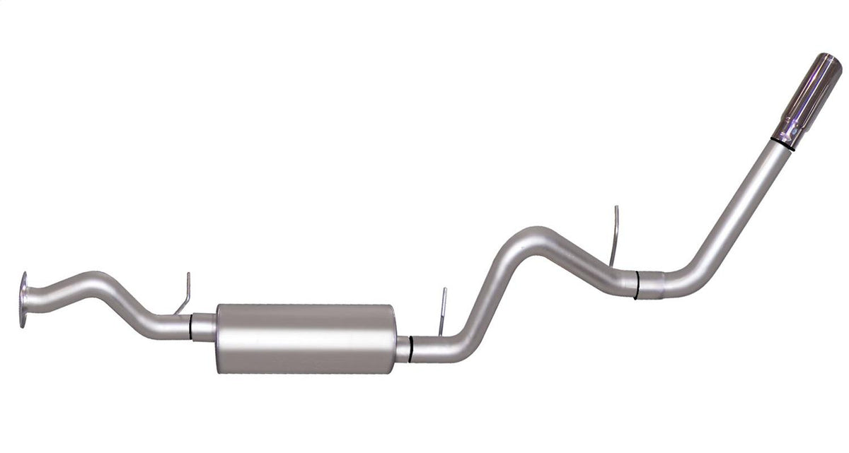 Gibson Exhaust Cat-Back Single Exhaust System; Stainless (1995-1995 Tahoe, Yukon SLT, Yukon SLE) - 615558