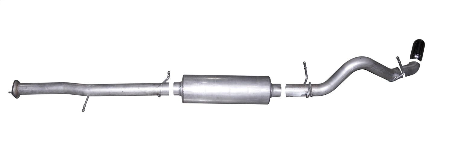 Gibson Exhaust Cat-Back Single Exhaust System; Stainless (2007-2011 Sierra 1500 Denali) - 615610