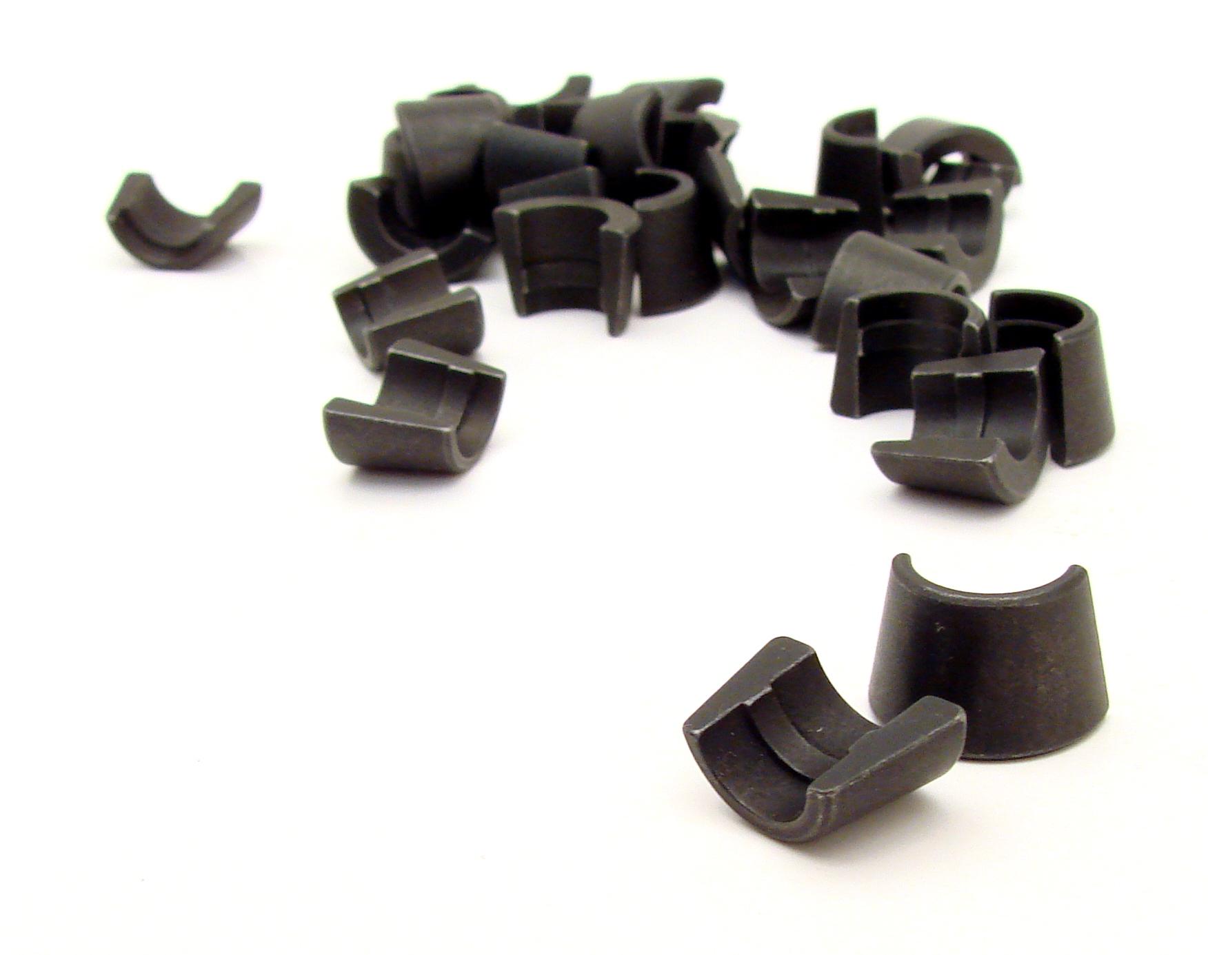 Comp Cams Set of 16 - 10 Degree 3/8" Single Groove Locks w/o Lash Cap Recess +.050" Height - 616-16