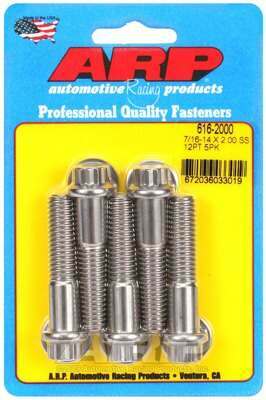ARP 7/16-14 X 2.000 12pt SS bolts - 616-2000