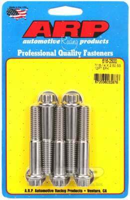 ARP 7/16-14 X 2.500 12pt SS bolts - 616-2500