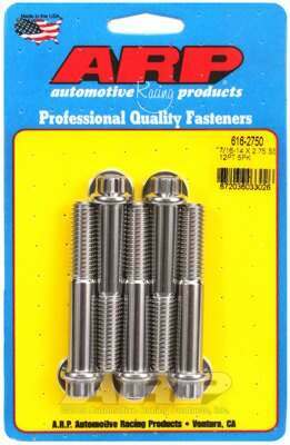 ARP 7/16-14 X 2.750 12pt SS bolts - 616-2750