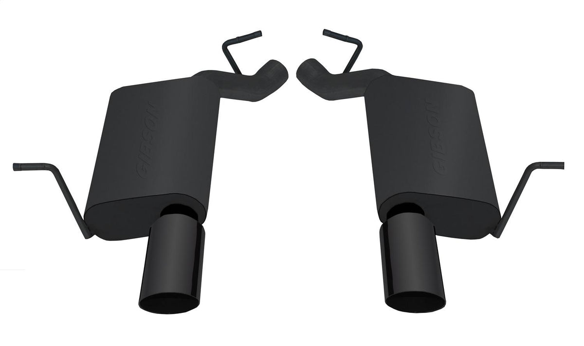 Gibson Exhaust Axle Back Dual Exhaust System; Black Elite (2011-2024 Dodge Durango) - 616006B