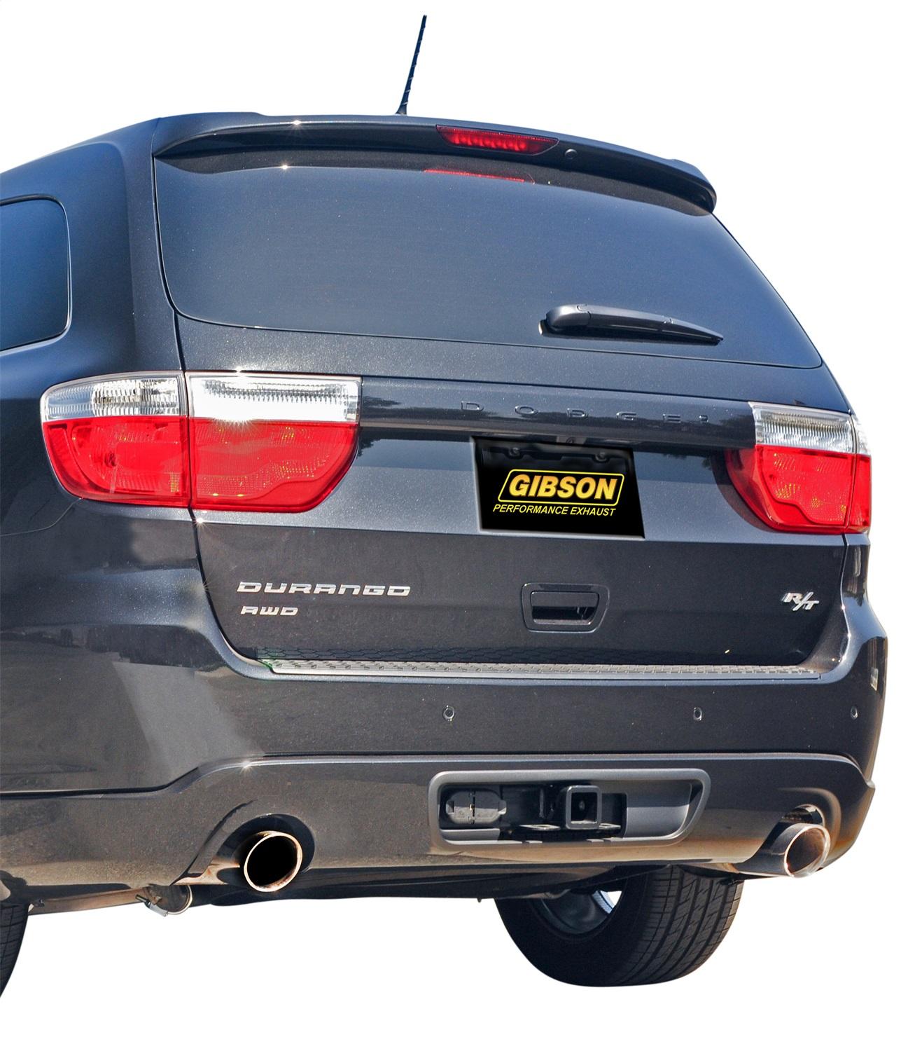 Gibson Exhaust Axle Back Dual Exhaust System; Stainless (2011-2022 Dodge Durango) - 616006