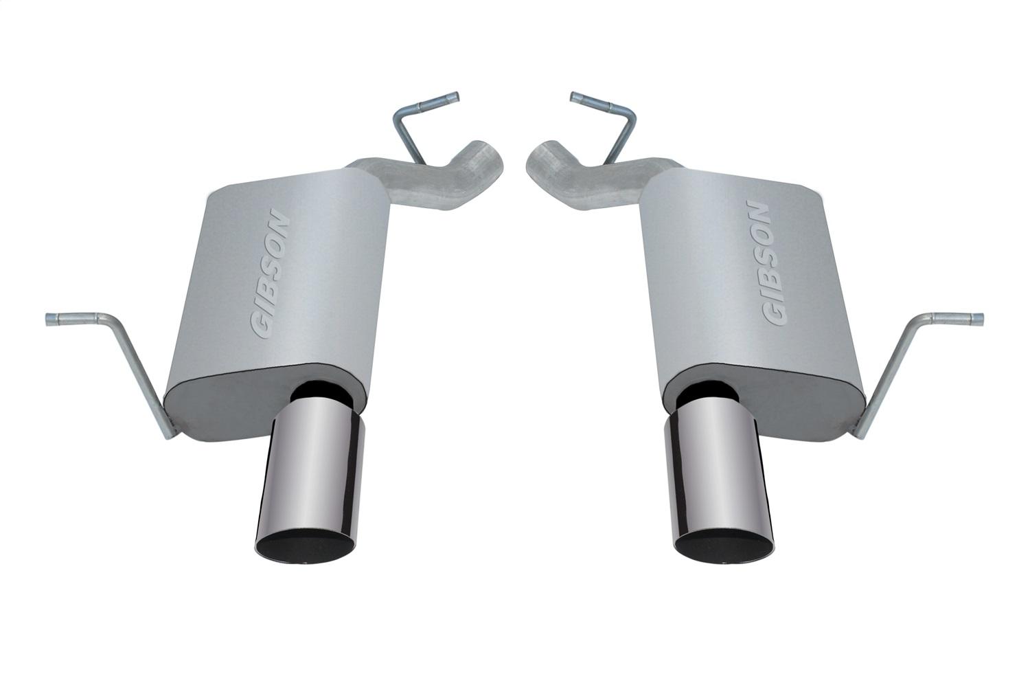 Gibson Exhaust Axle Back Dual Exhaust System; Stainless (2011-2022 Dodge Durango) - 616006