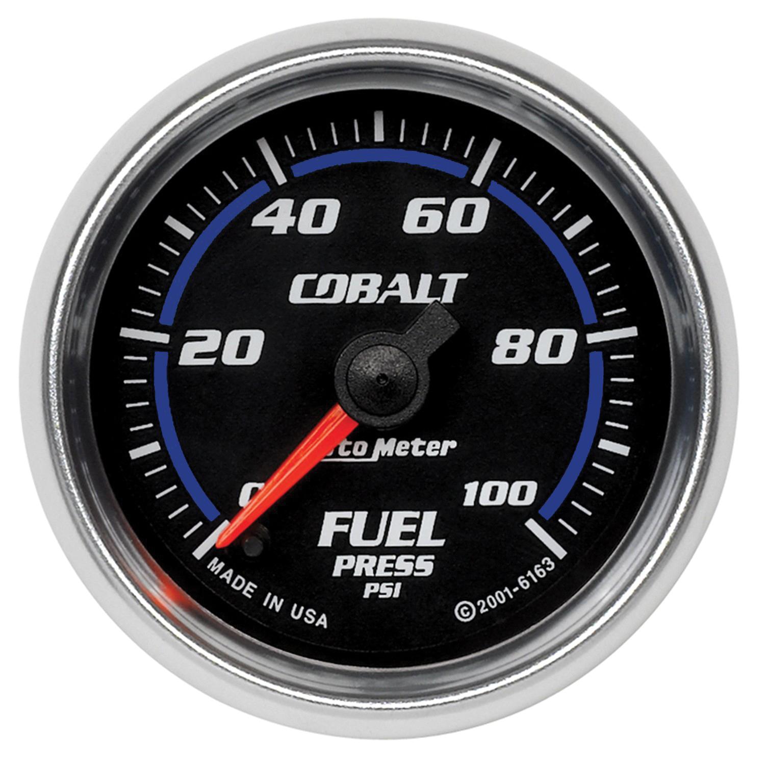 Autometer Cobalt Series 2-1/16" Electric Fuel Pressure Gauge