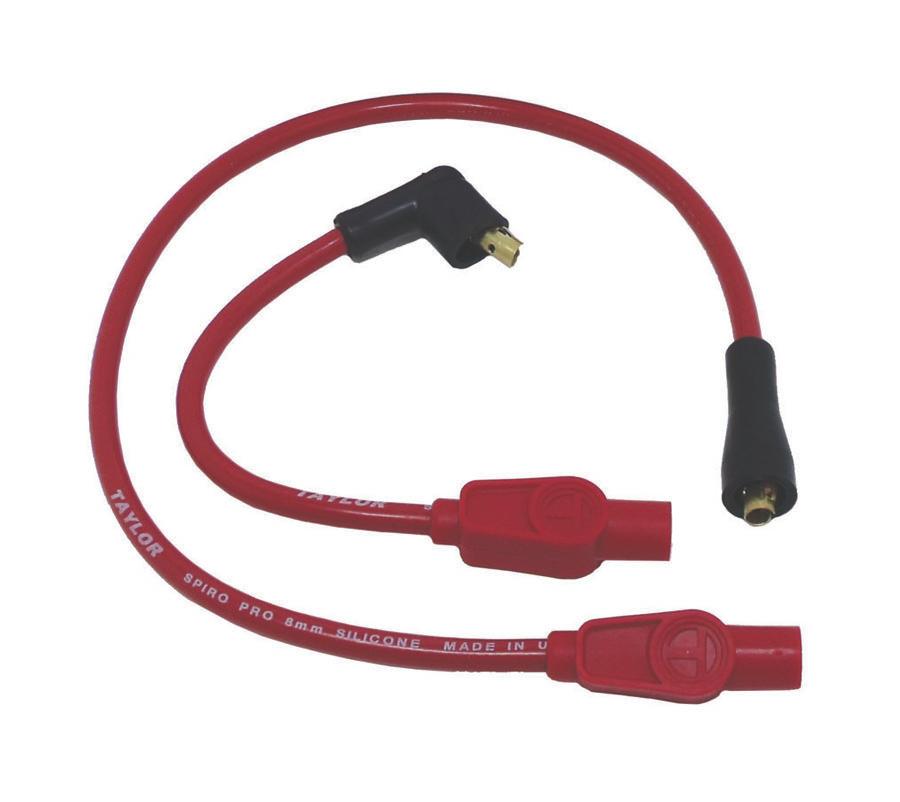 TAYLOR CABLE 8mm Spiro-Pro red 21.5/9in custom MC 180 Spark Plug Wires - 10232