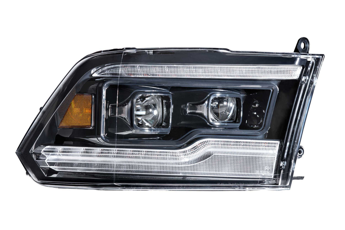 Morimoto XB LED Heads: Dodge Ram (09-18) (Pair / Amber DRL) - LF520-A-ASM