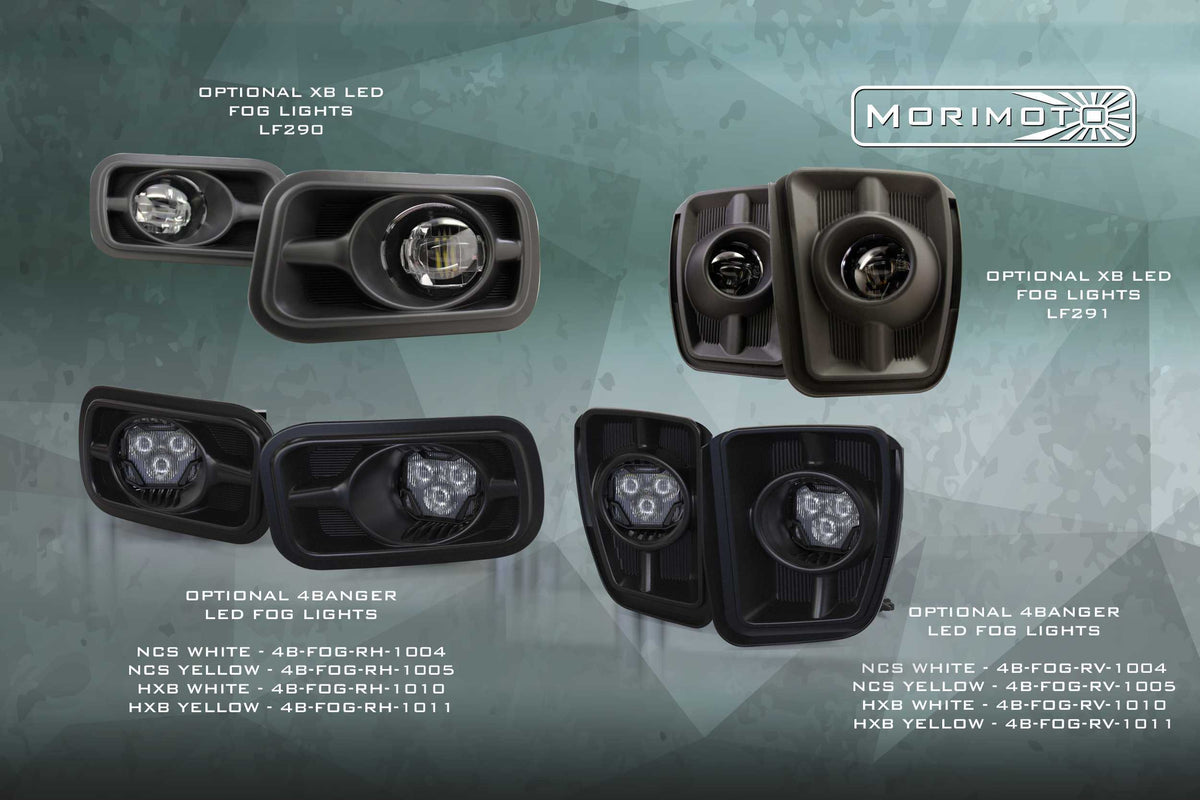 Morimoto XB LED Heads: Dodge Ram (09-18) (Pair / Amber DRL) - LF520-A-ASM