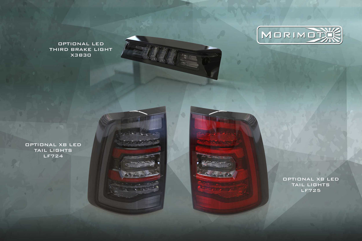 Morimoto XB LED Heads: Dodge Ram (09-18) (Pair / Amber DRL) - LF520-A-ASM