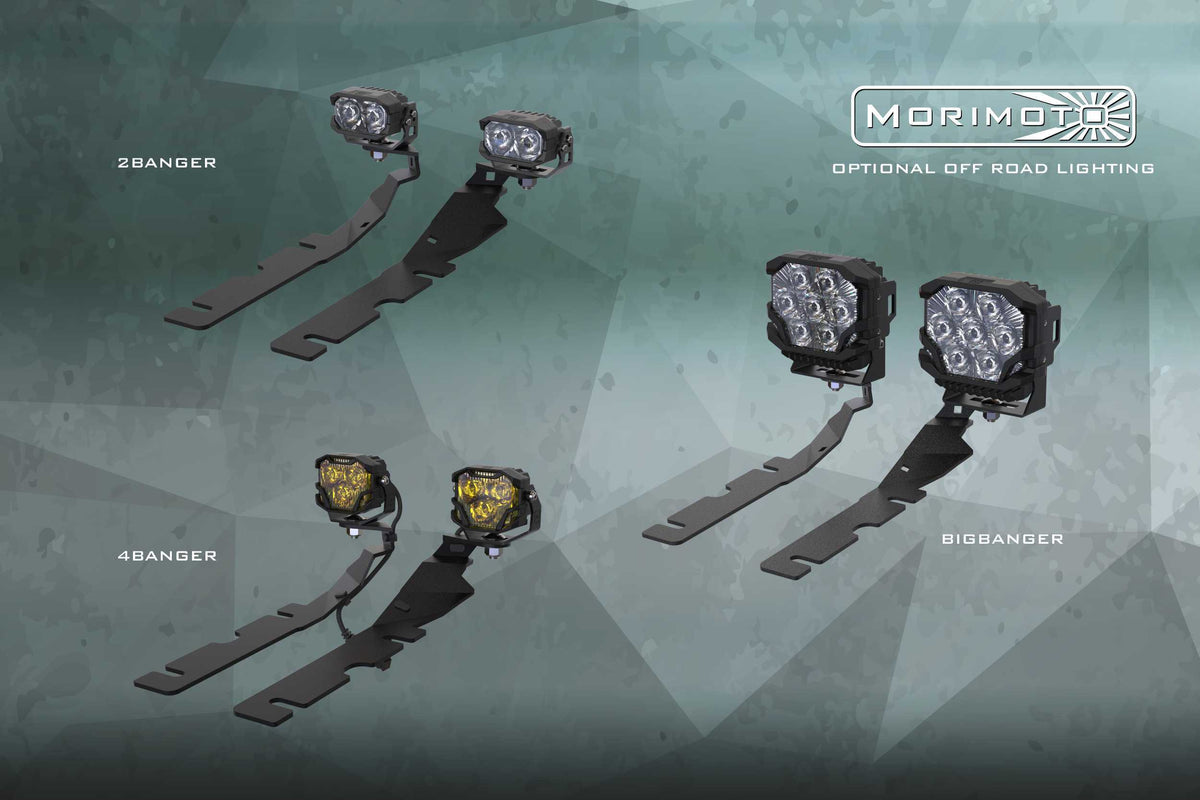 Morimoto XB LED Heads: Dodge Ram (09-18) (Pair / Amber DRL) - LF520-A-ASM