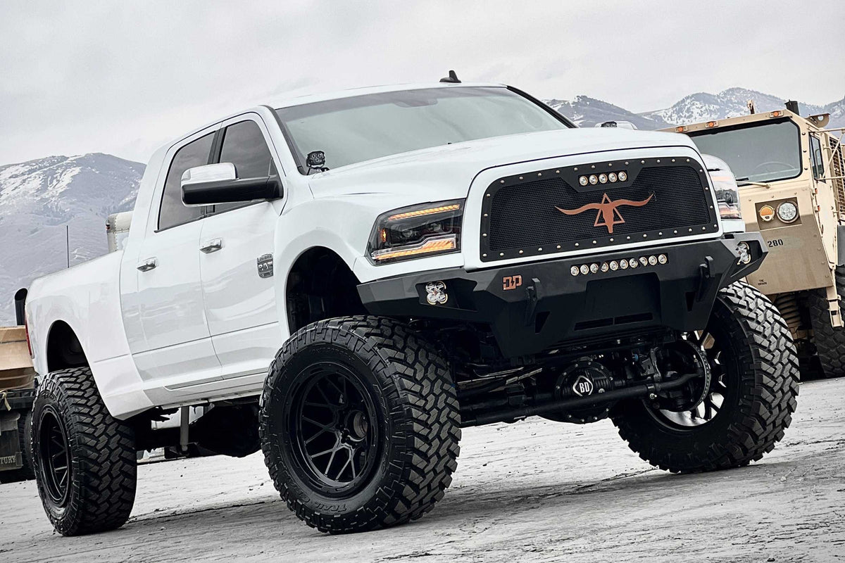Morimoto XB LED Heads: Dodge Ram (09-18) (Pair / Amber DRL) - LF520-A-ASM