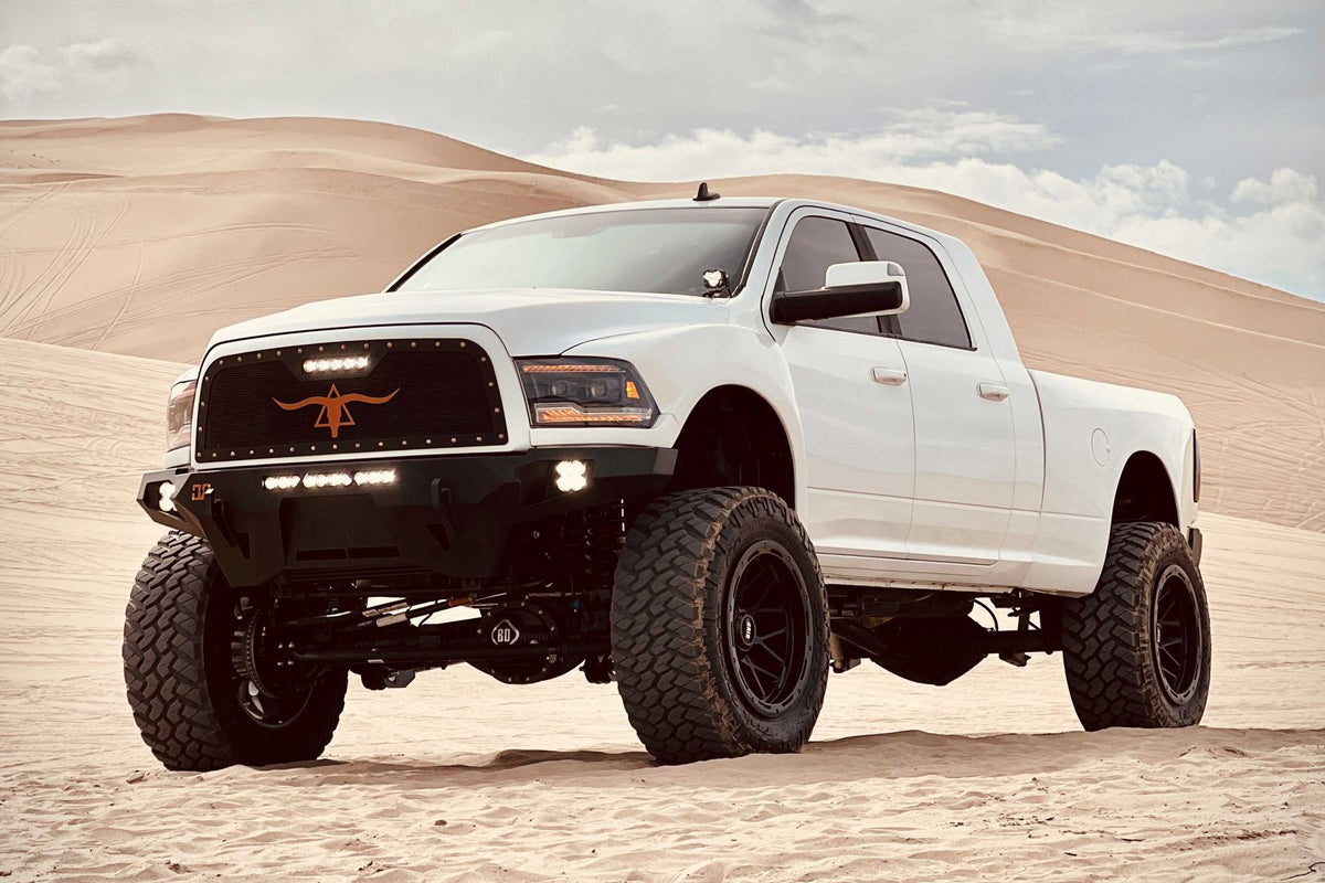 Morimoto XB LED Heads: Dodge Ram (09-18) (Pair / Amber DRL) - LF520-A-ASM