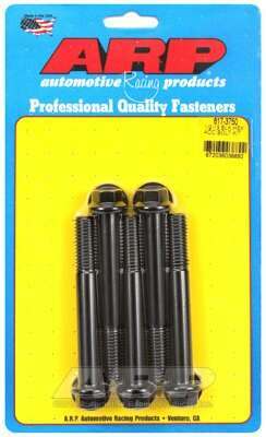 ARP 1/2-13 x 3.750 hex black oxide bolts - 617-3750