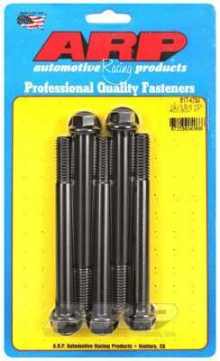 ARP 1/2-13 x 4.750 hex black oxide bolts - 617-4750