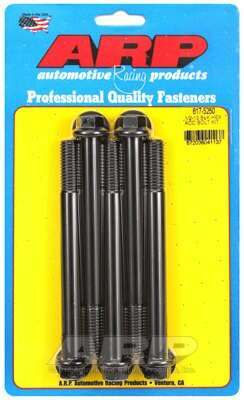 ARP 1/2-13 x 5.250 hex black oxide bolts - 617-5250