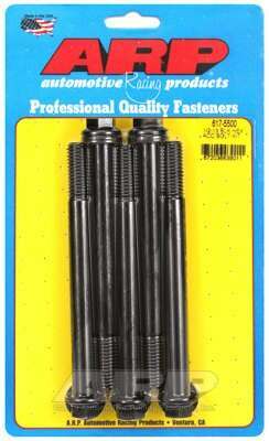 ARP 1/2-13 x 5.500 hex black oxide bolts - 617-5500