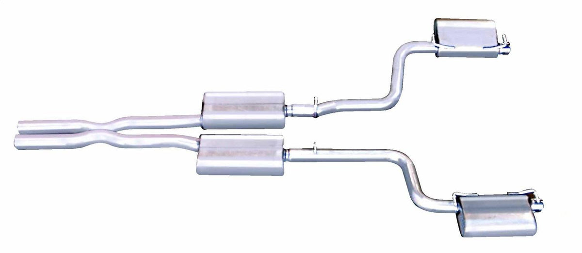 Gibson Exhaust Cat-Back Dual Exhaust System; Stainless (2008-2014 Challenger, Challenger SRT8) - 617005