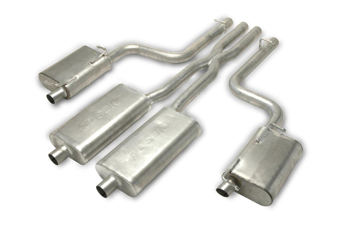 Gibson Exhaust Cat-Back Dual Exhaust System; Stainless (2011-2014 Charger R/T, Charger R/T Road & Track) - 617008