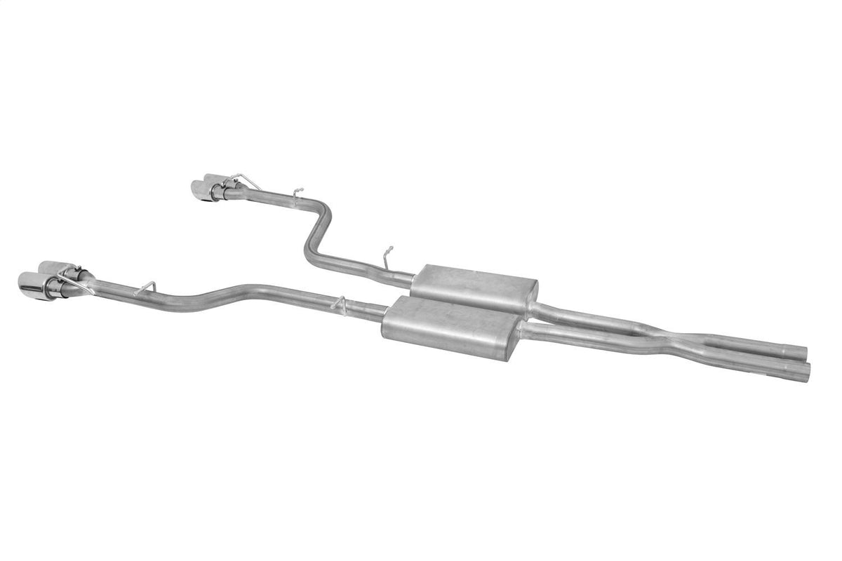 Gibson Exhaust Cat-Back Dual Exhaust System; Stainless (2009-2015 Challenger R/T, Challenger R/T Classic, Challenger R/T Plus) - 617012
