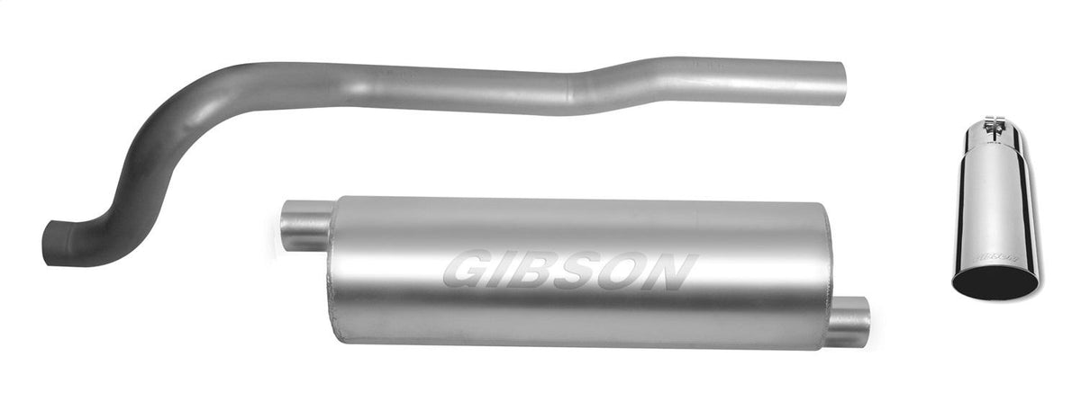Gibson Exhaust Cat-Back Single Exhaust System; Stainless (1986-2000 Cherokee) - 617200
