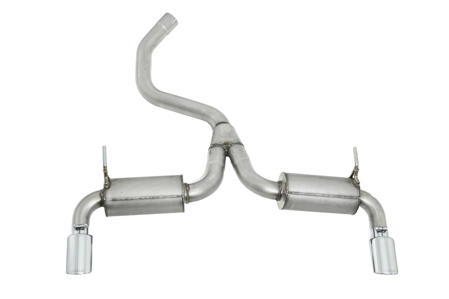 Gibson Exhaust Cat-Back Dual Split Exhaust System; Stainless (2019-2021 Cherokee Trailhawk, Cherokee Trailhawk Elite) - 617208