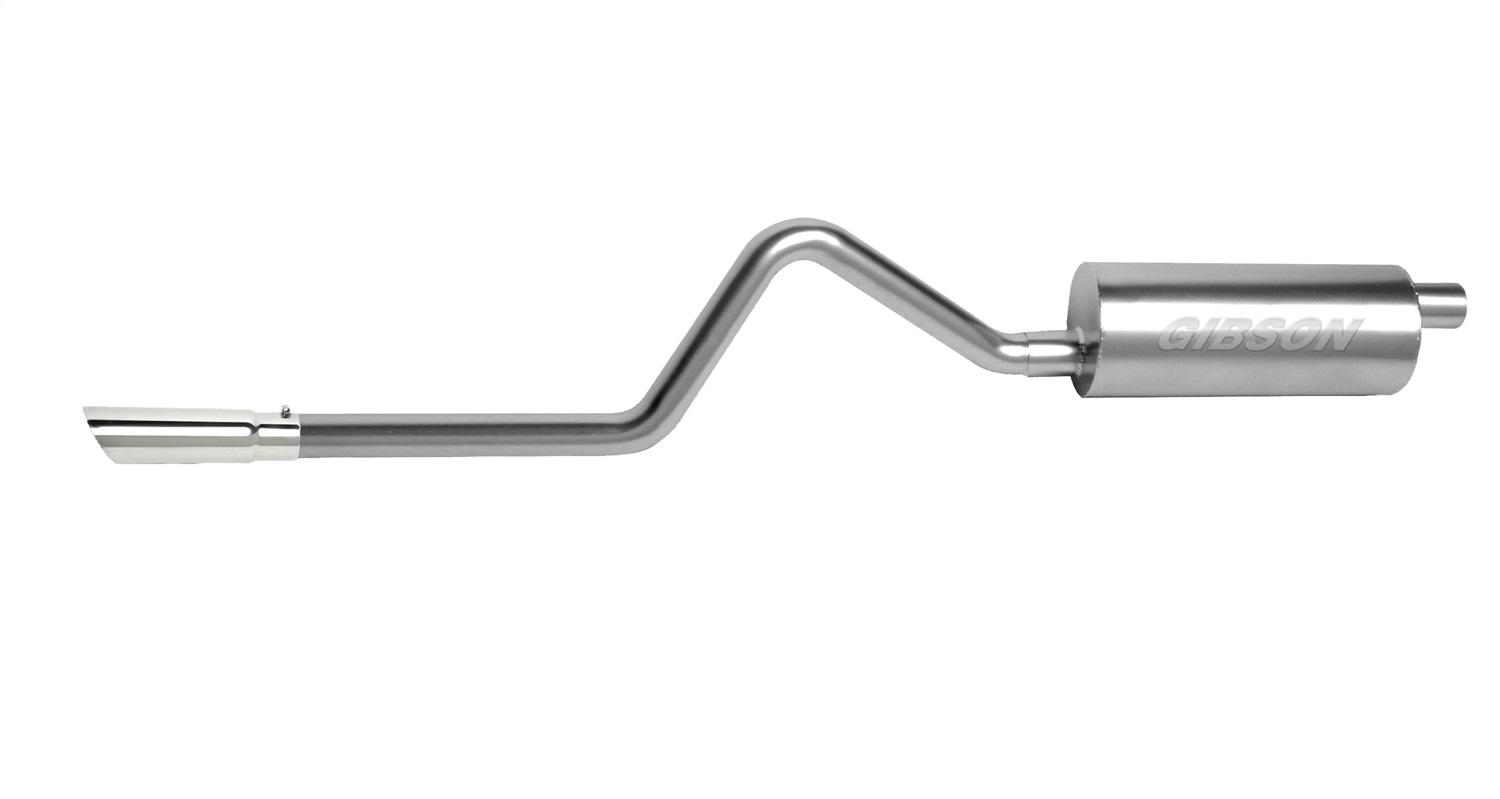 Gibson Exhaust Cat-Back Single Exhaust System; Stainless (2000-2006 Jeep Wrangler) - 617304