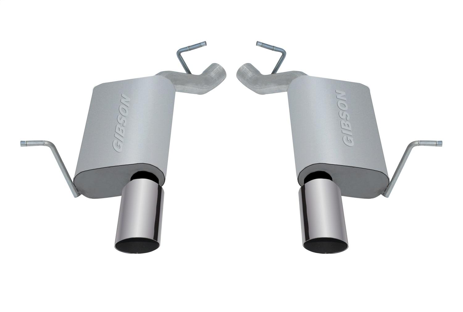 Gibson Exhaust Axle Back Dual Exhaust System; Stainless (2011-2020 Jeep Grand Cherokee) - 617407