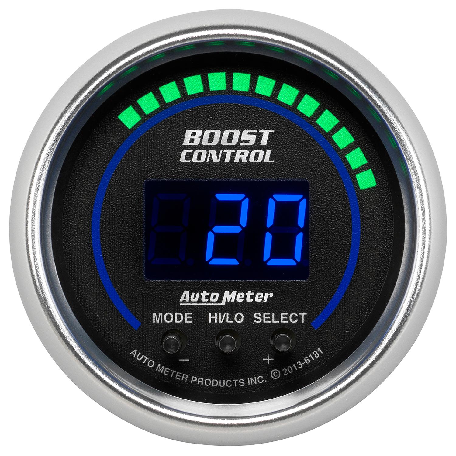 Auto Meter 2-1/16" BOOST CONTROLLER, 30 IN HG/30 PSI, COBALT - 6181