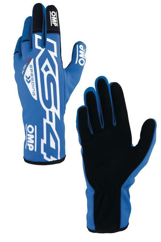 OMP KS-4 KART GLOVES MINT GREEN SZ S