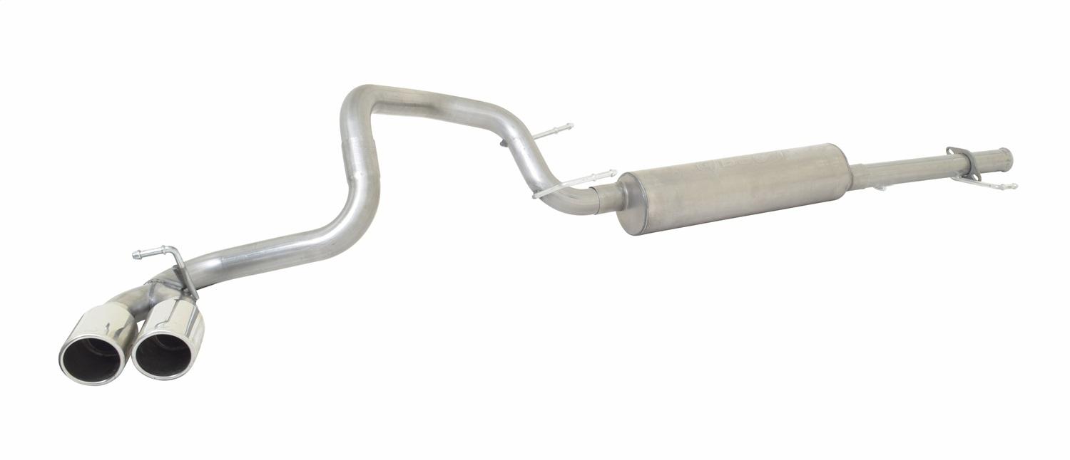 Gibson Exhaust Cat-Back Dual Sport Exhaust System; Stainless (2004-2023 4Runner, 4Runner SR5, 4Runner Trail, 4Runner TRD Pro) - 618816