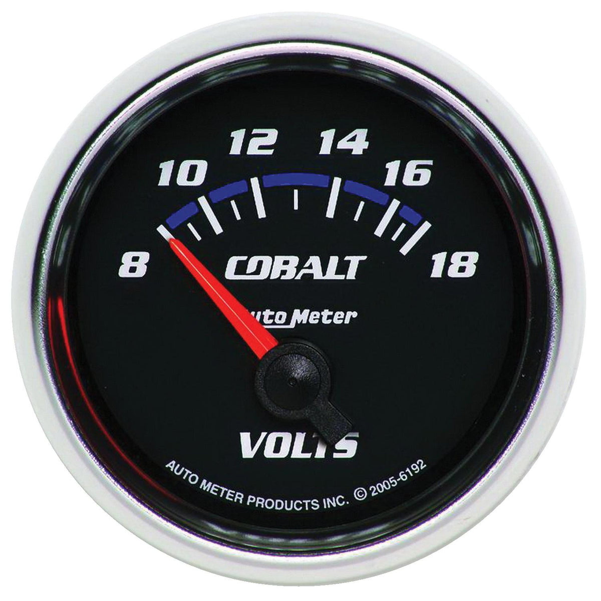 Auto Meter 2-1/16" VOLTMETER, 8-18V, COBALT - 6192