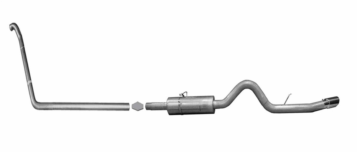 Gibson Exhaust 619505 Turbo-Back Single Exhaust System, Stainless